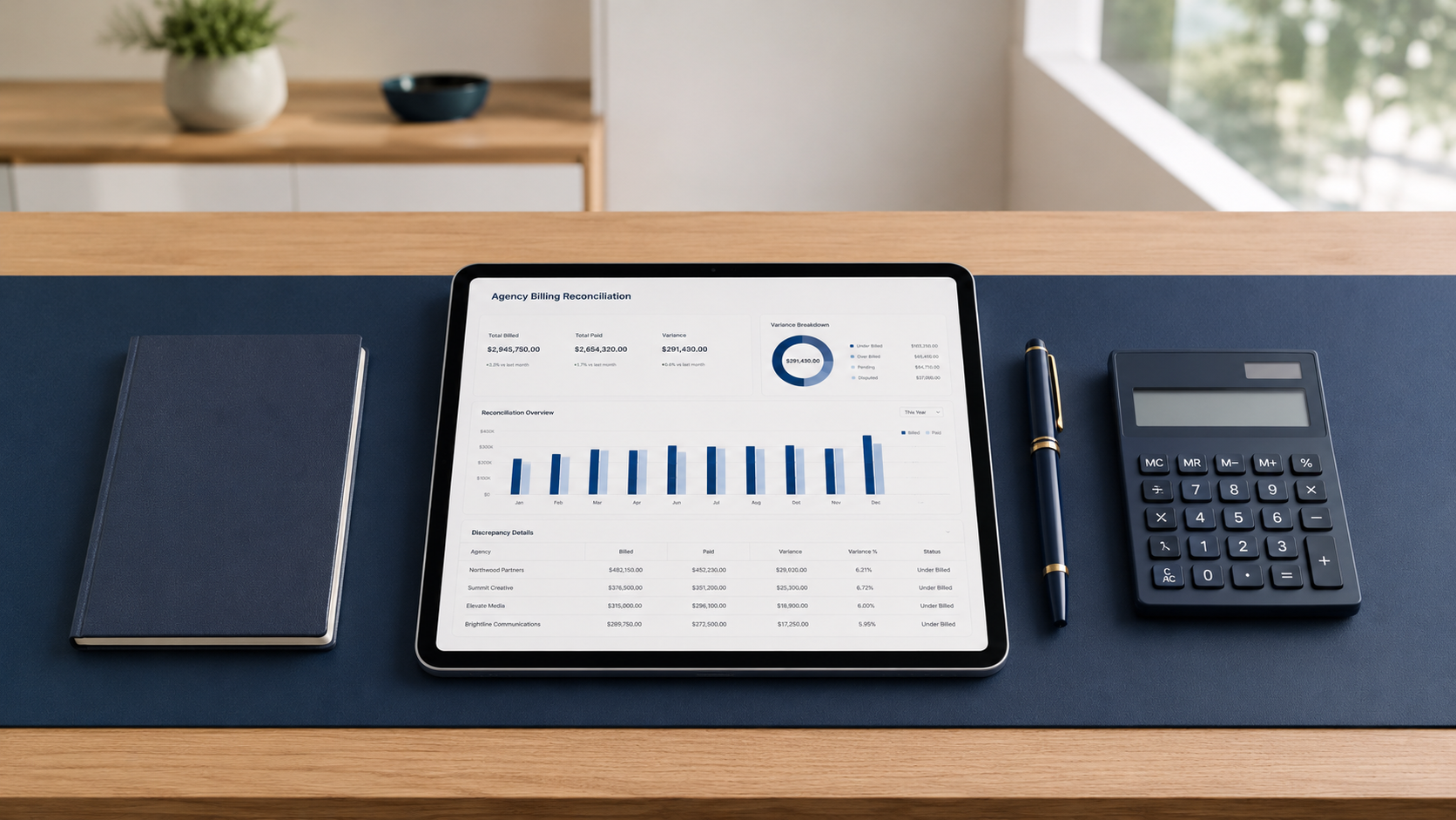 Automated agency billing reconciliation